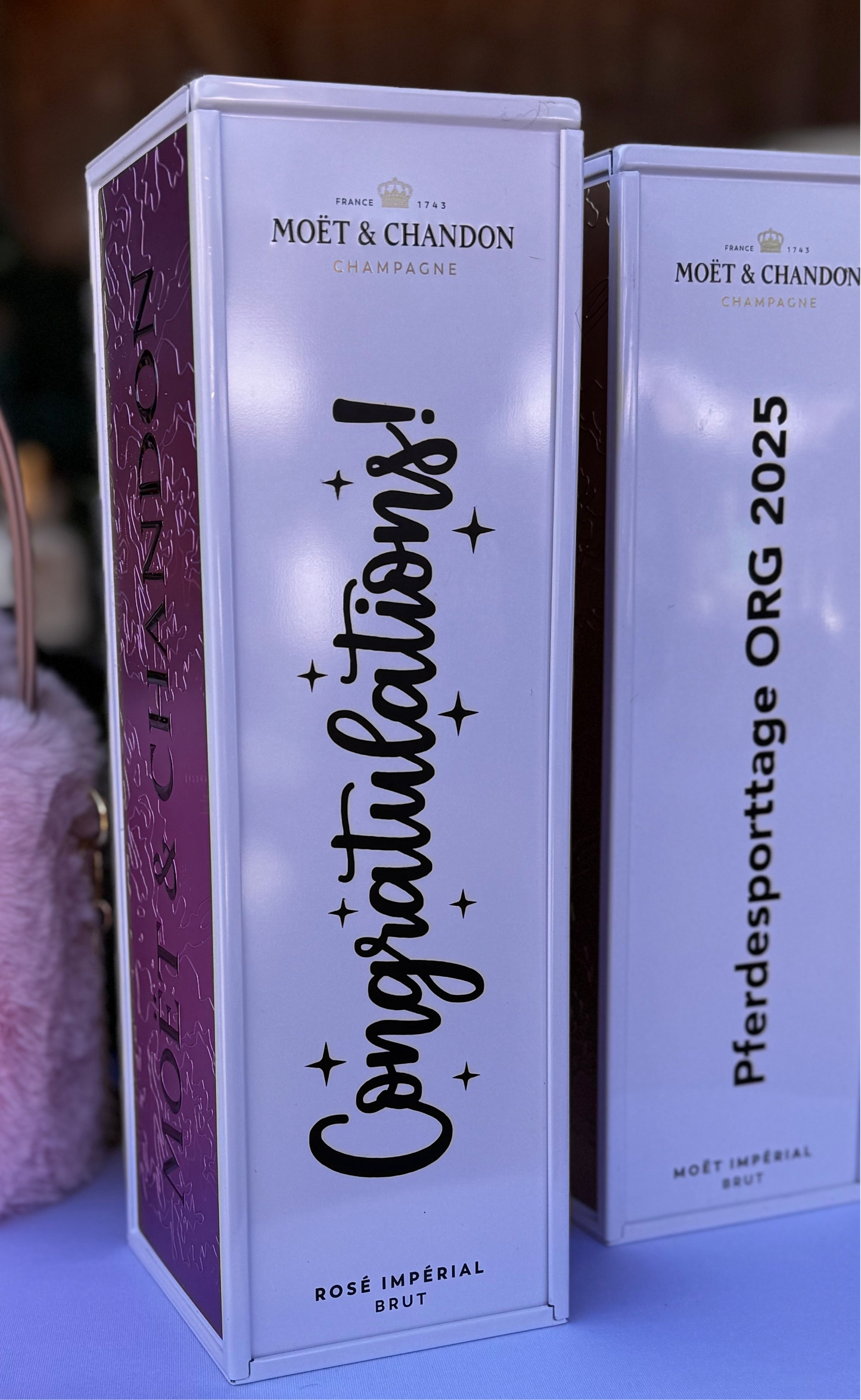 Moët & Chandon - Rosé Impérial - 75 CL mit Metallic GIFT BOX