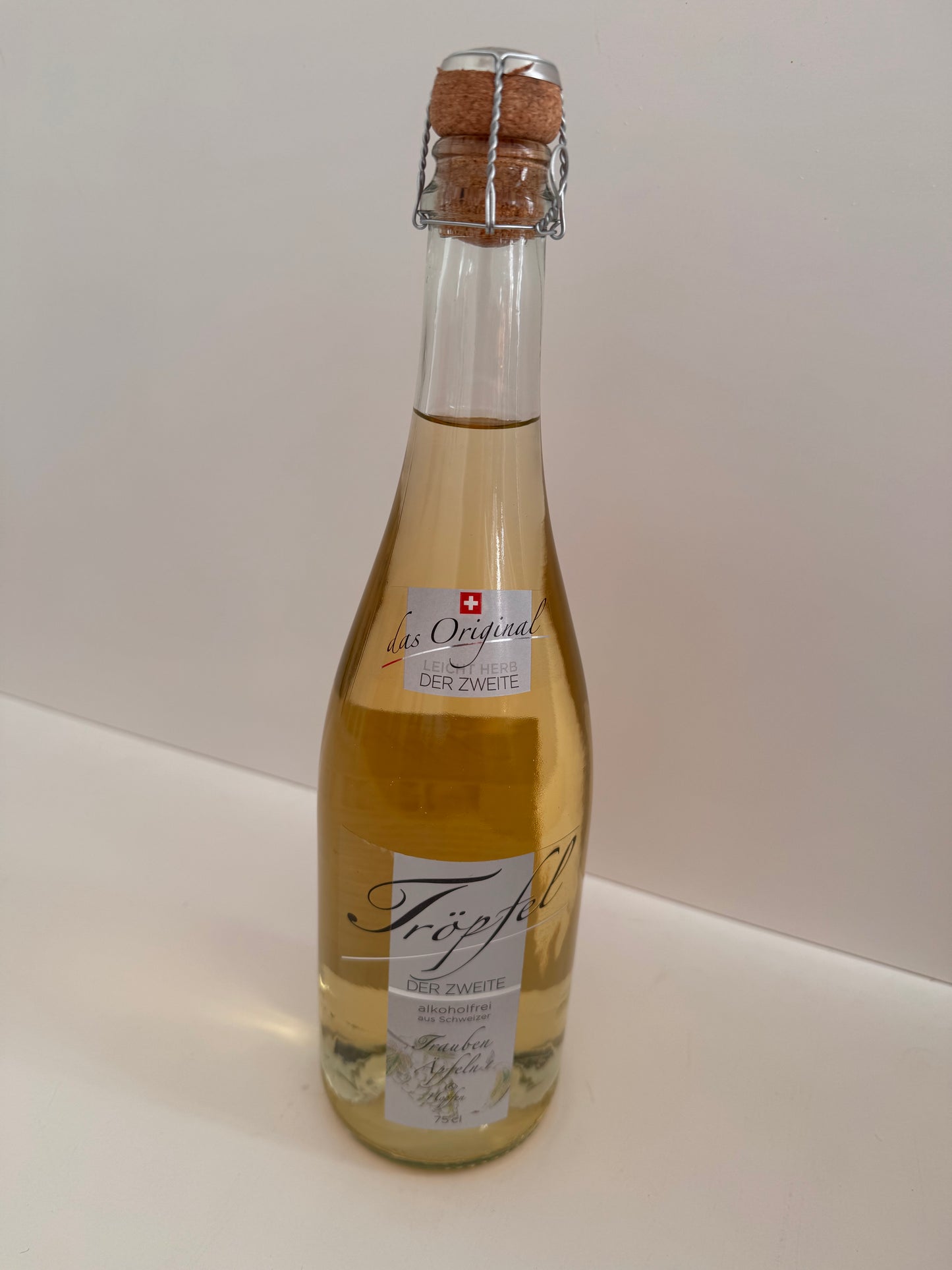 Tröpfel der Zweite - der prickelnde Schweizer Schaumwein - Alkoholfrei