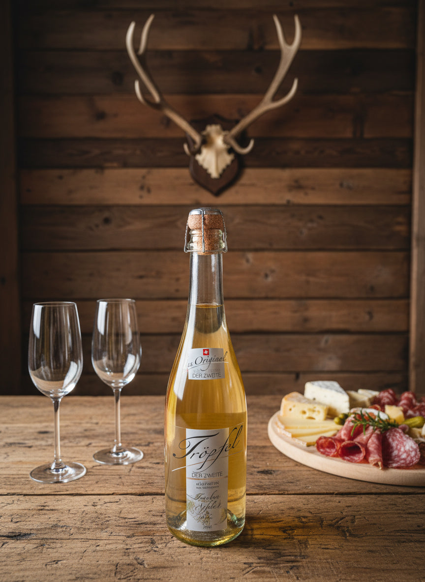 Tröpfel der Zweite - der prickelnde Schweizer Schaumwein - Alkoholfrei