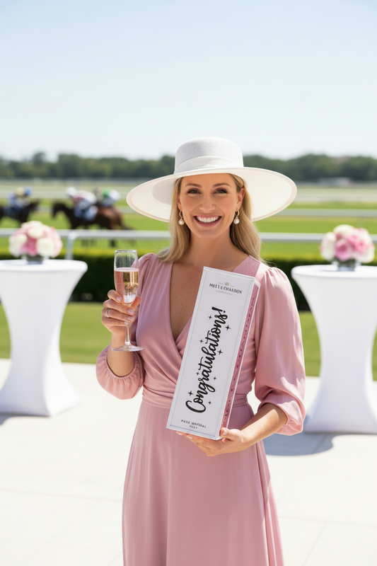 Moët & Chandon - Rosé Impérial - 75 CL mit Metallic GIFT BOX